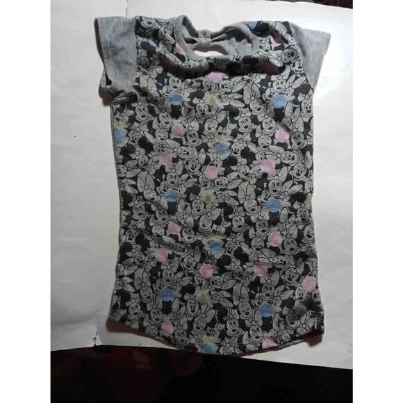 Disney Kids-Girls Minnie Mouse "All Over Print" Cap Sleeve-Size S(7/8) - Picture 1 of 6